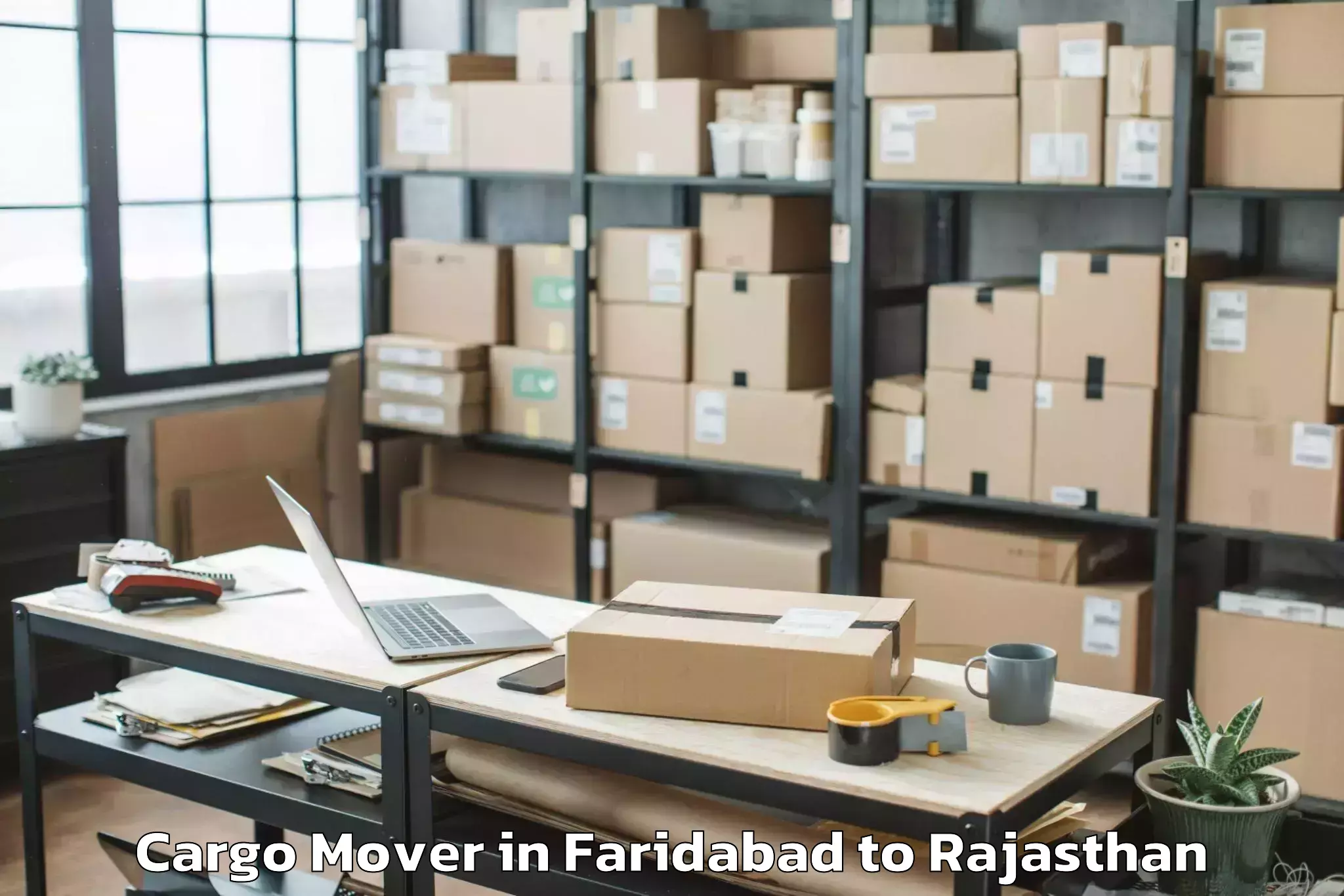 Book Your Faridabad to Kota Cargo Mover Today